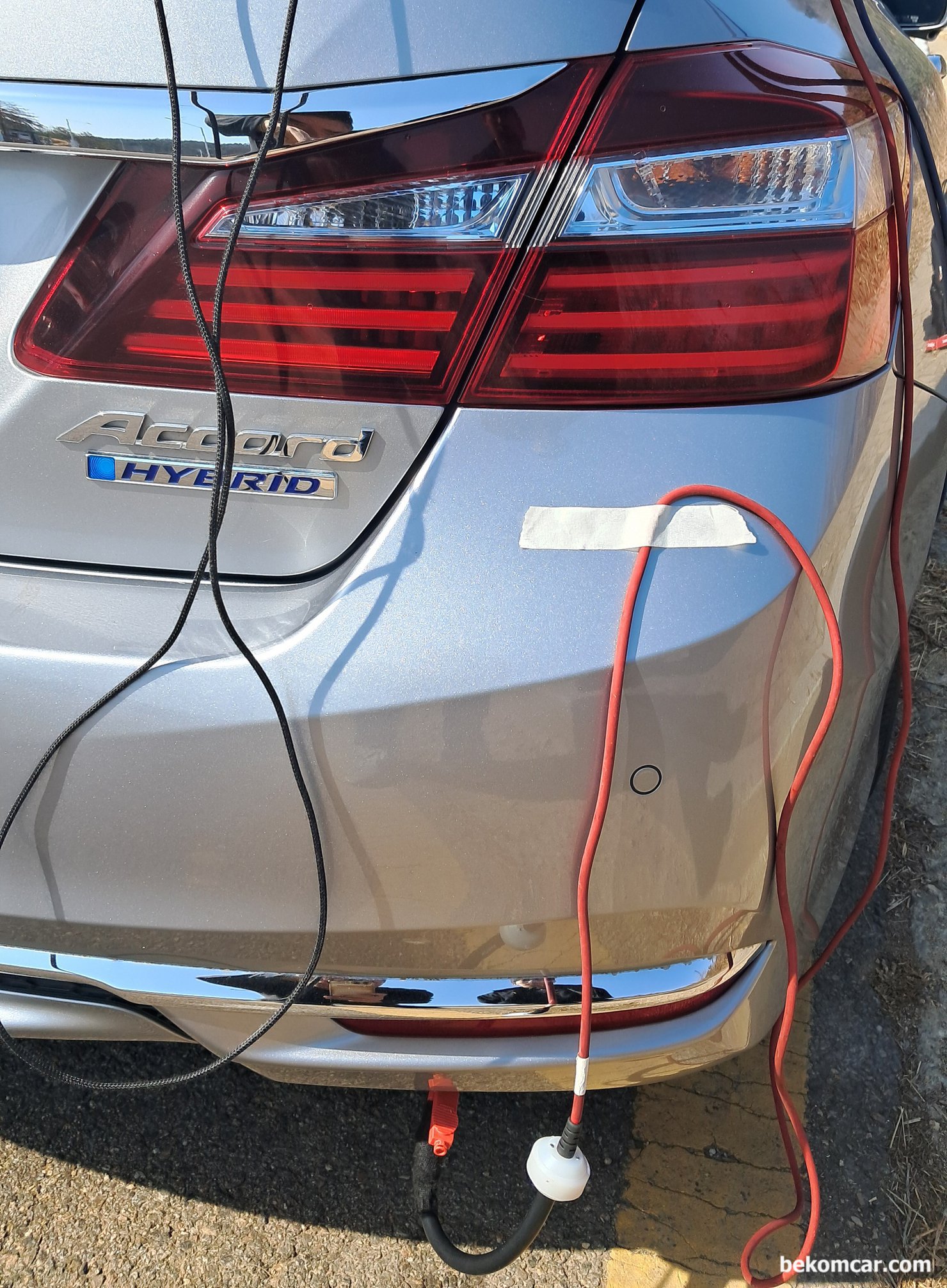 엔진진기초 배기펄스 파형분석, 실화 부조등 진단, 실화 부조 진단을 위한 측정 환경은 martinloren.com 의 HS512Max 오실로스코프. Rotkee.com PDS 피에조 펄스센서 와 BNC 연장 케이블이다. 배기펄스 장착차량은 혼다 어코드 하이브리드 9.5세대 이다.|bekomcar.com