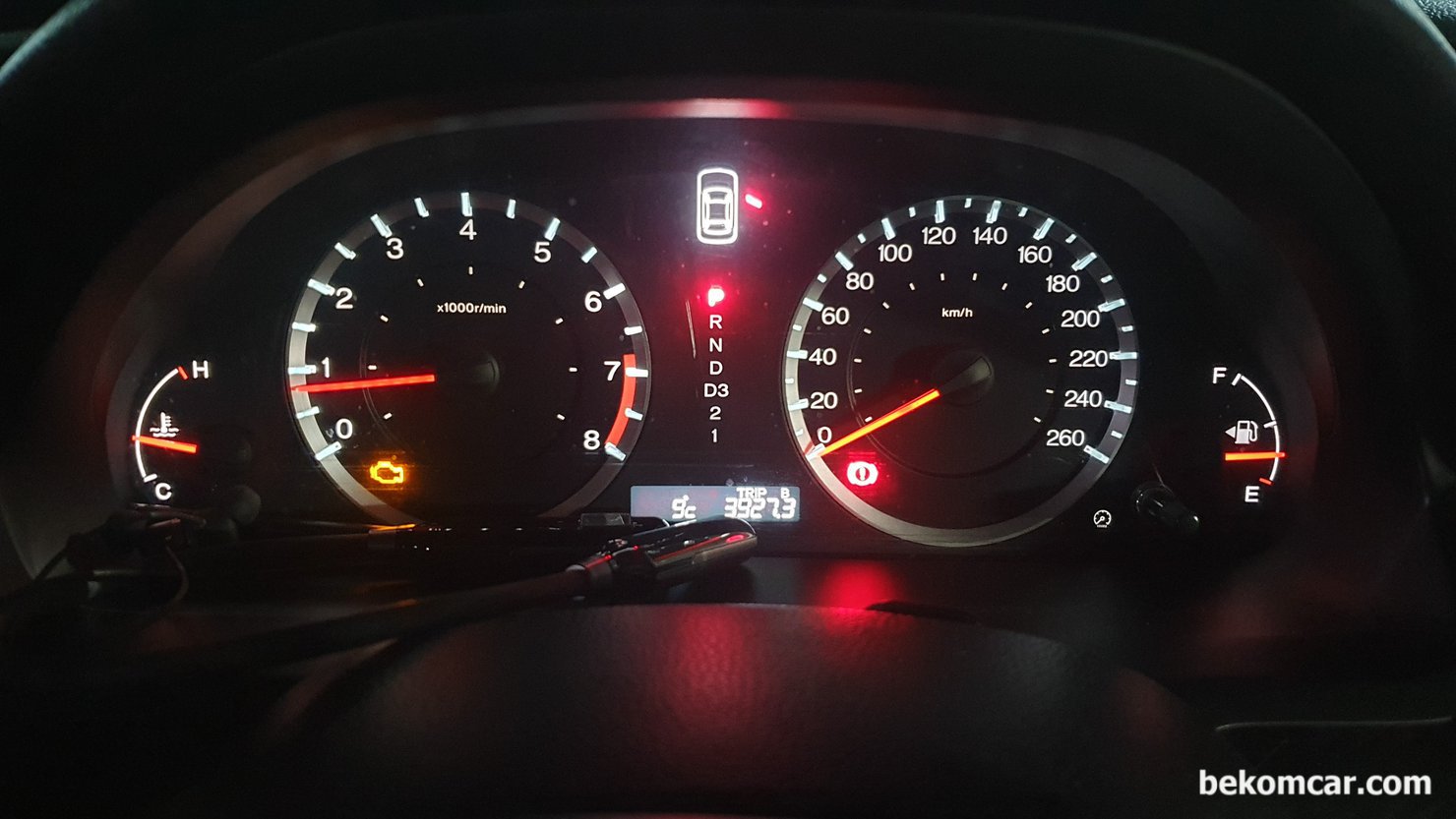 혼다 어코드 8세대 촉매효율저하 P0420 상태진단, 혼다 어코드 8세대 촉매효율저하 P0420 상태진단 기록이다. 촉매효율저하 파형분석 결과 촉매효율저하 가 화인된다. 산소센서2번 은 정상이다.|بيكومكار  (bekomcar)