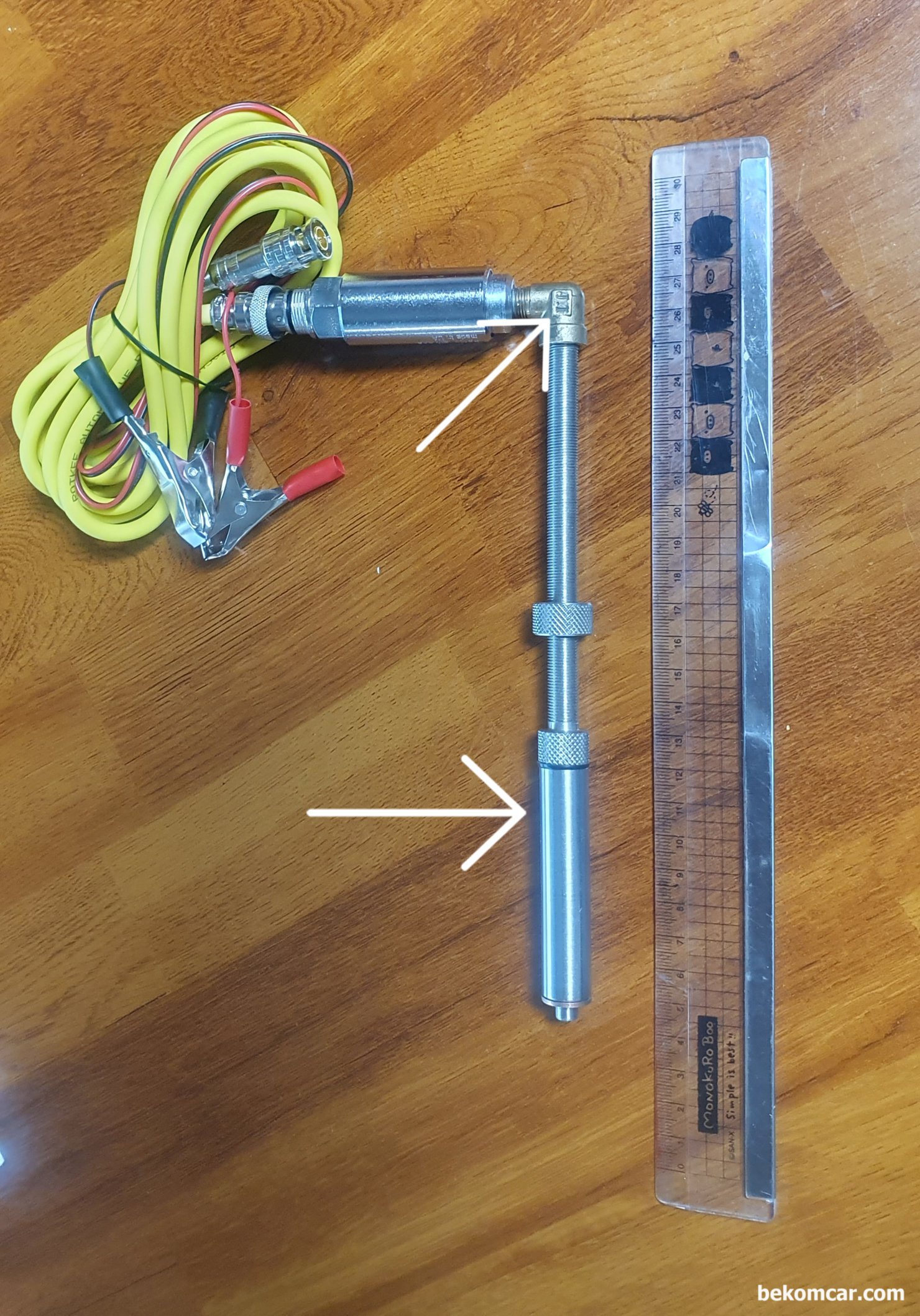 ROTKEE PS100 디젤엔진 실린더압축압력센서 1차 수입분량 도착, ROTKEE PS100 디젤엔진 실린더압축압력센서 와 실제판매시 제공되는 인젝터용 아답터 이다.|贝科姆汽车 (bekomcar)