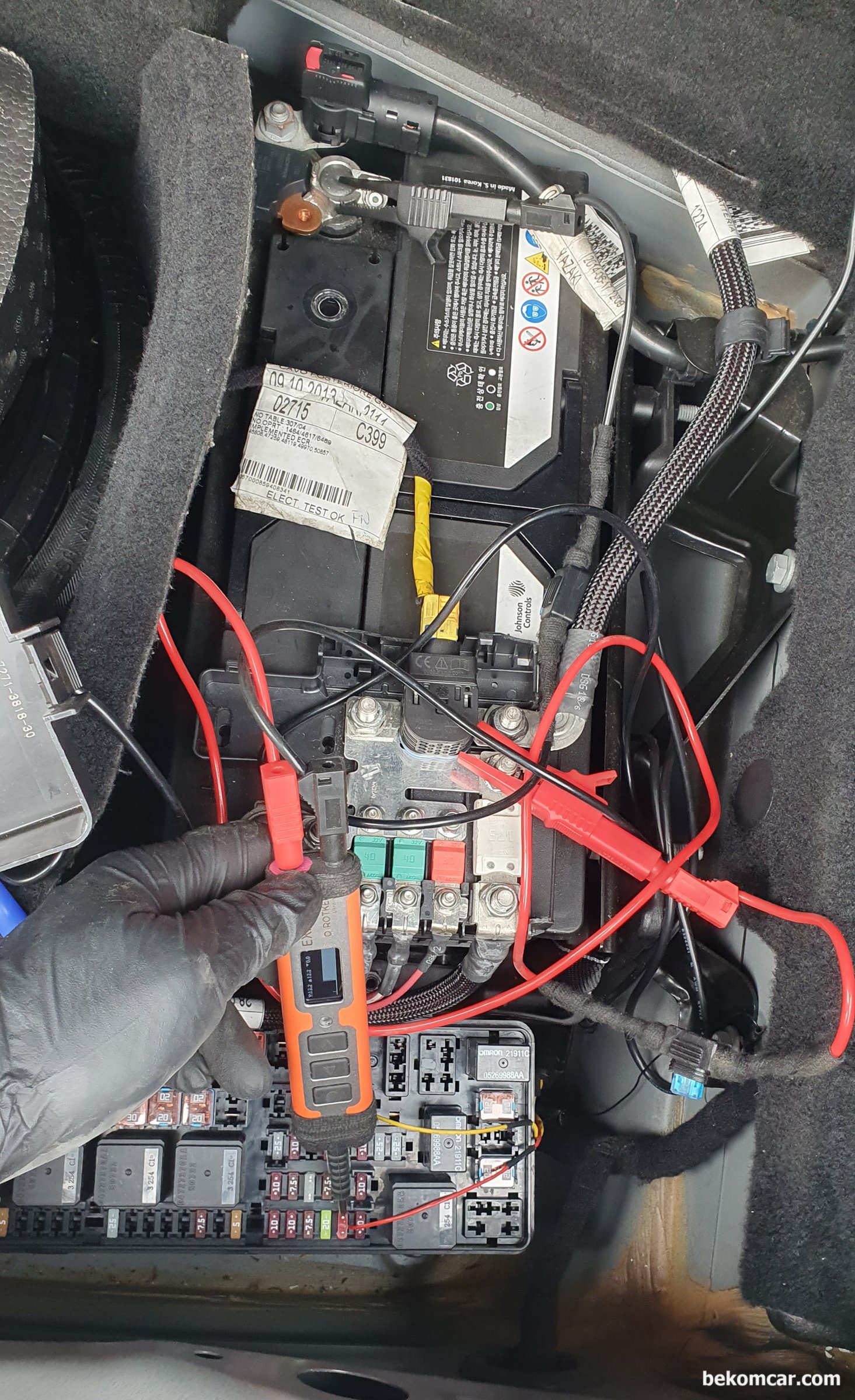 ROTKEE 엑사펜 활용사례, 휴즈 점검하기, |بيكومكار  (bekomcar)