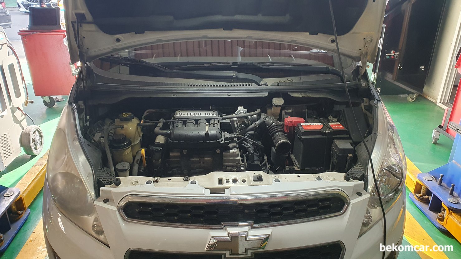 GM대우 2012년 스파크 냉간시 부조 기본진단, 배기 및 점화파형, |bekomcar.com