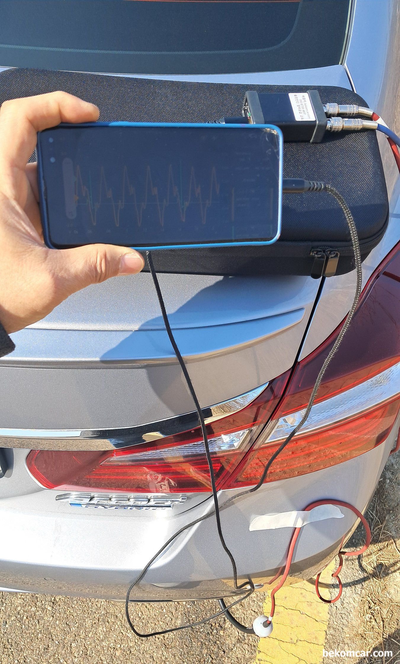 ROTKEE PDS 피에조 센서 사용시 권장사항, ROTKEE PDS 피에조 진동 센서 사용시 권장사항, 가능한 PDS센서를 머플러보다 더 위쪽으로 향하게 마스킹 테이프로 고정시켜 수분이 PDS센서로 유입 되는것을 최소화 한다.|ベコムカー (bekomcar)