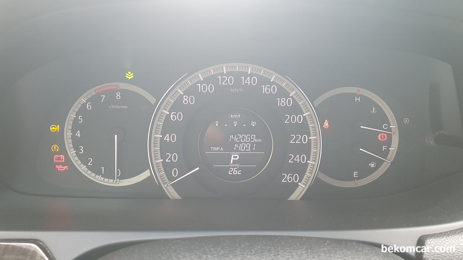 어코드 케미칼 실험일지, 6/16일 2차 투입시 142,069km 총 주행거리|بيكومكار (bekomcar)